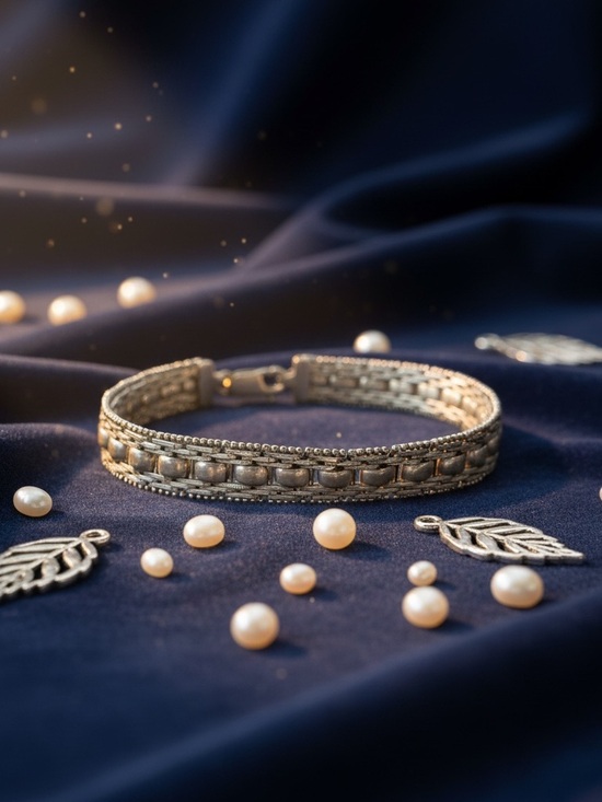 925 Sterling Silver Jewelry - Classic Silver Link Chain Bracelet for Women